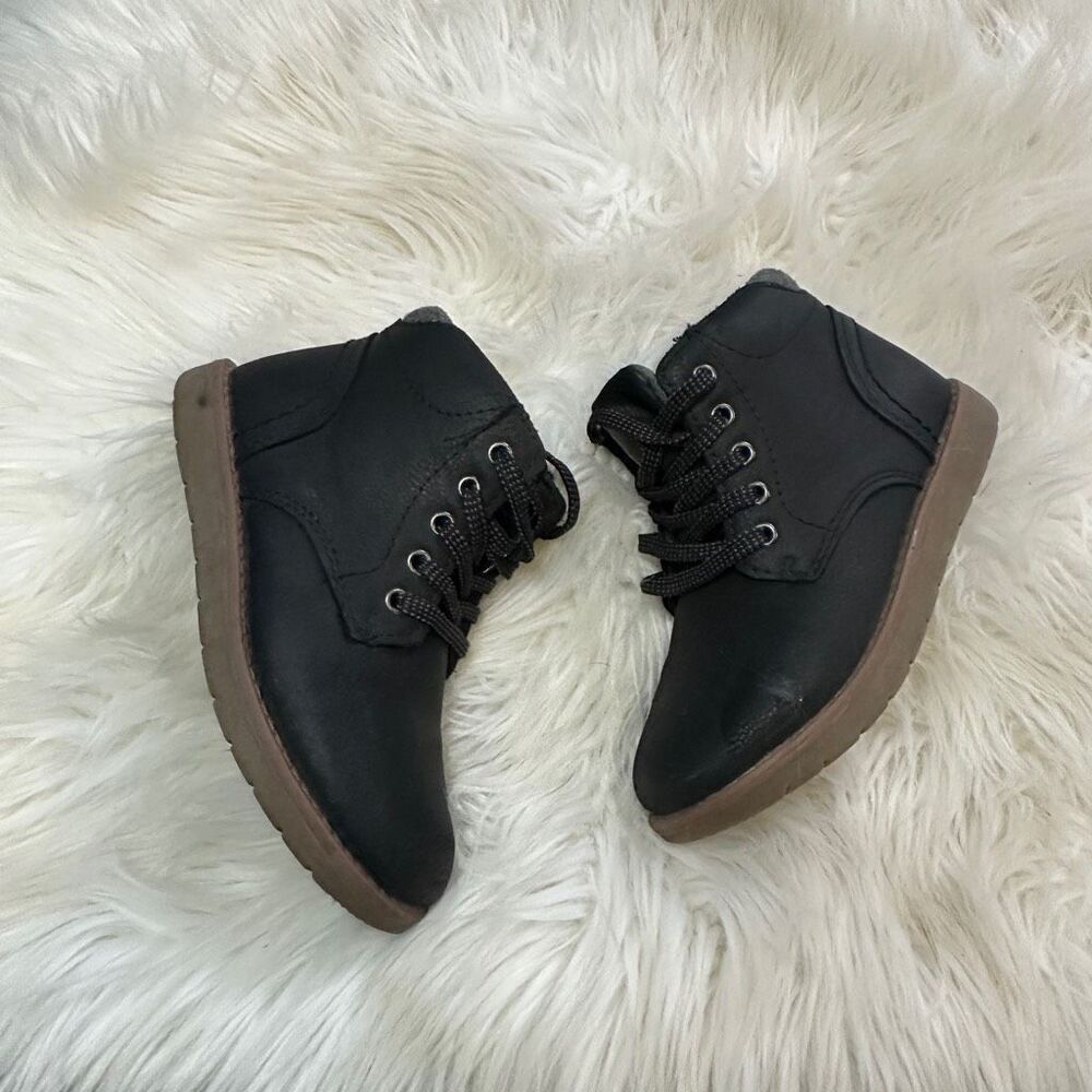 Good sonoma boys black shoes toddler size 12
